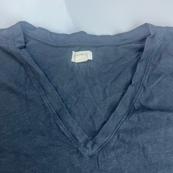 UpWest Anytime Oversized V-Neck Tee in Soot V1 R158 - Picture 5 of 10